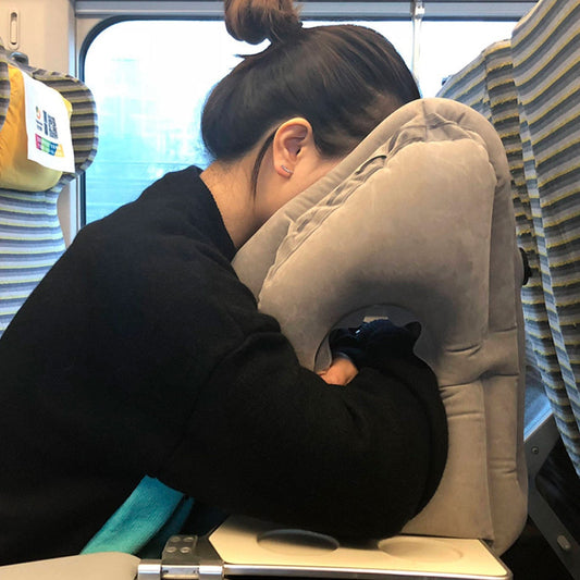 Anti-static Inflatable Travel Pillow