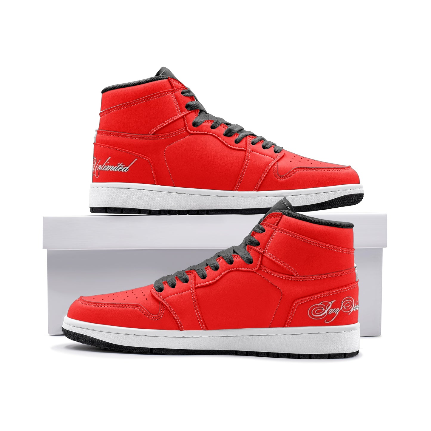 Ivyvine Unlimited Unisex Hightop Sneaker (RED)