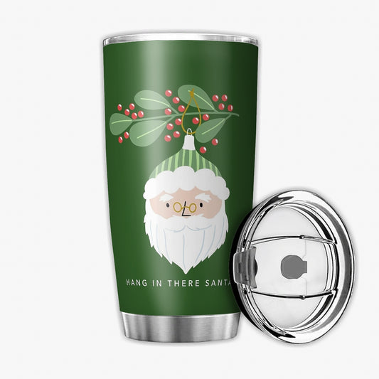 Double Wall Stainless Steel Vacuum Insulated Tumbler Cup Travel Mug Hall In There Santa